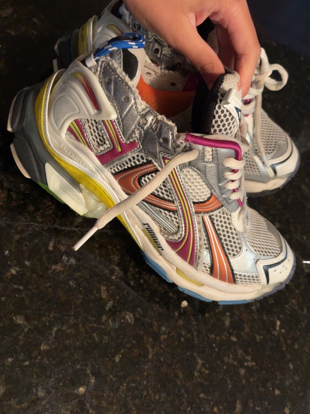Women's Multicolor Athletic Sneakers - Lightweight Mesh Comfort